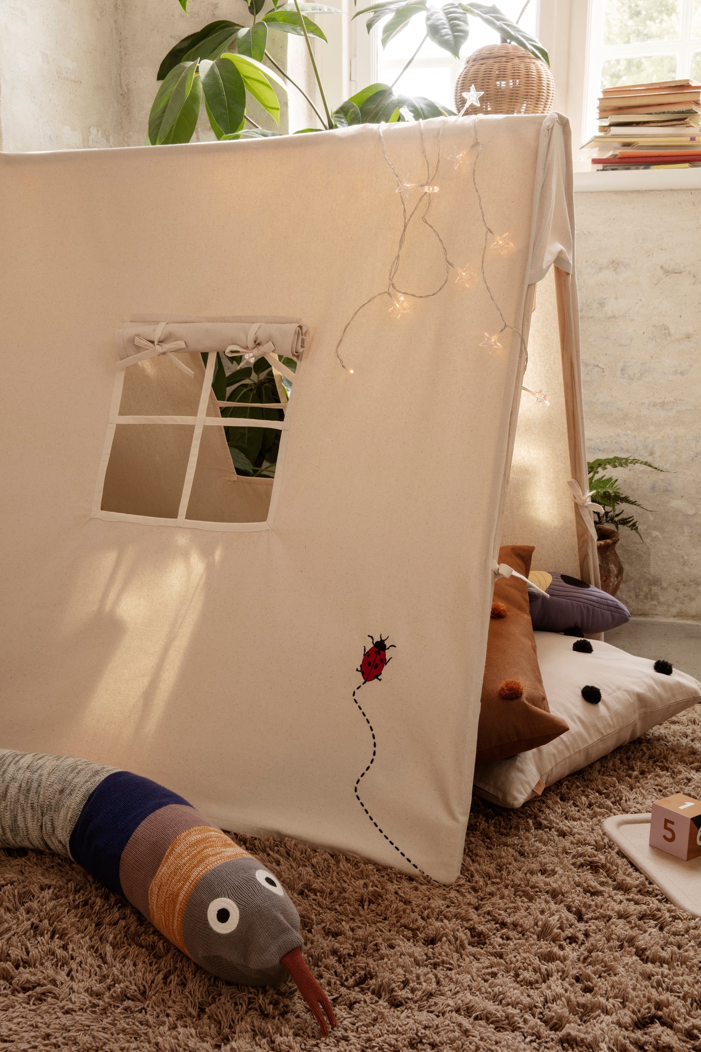 ferm living tent Ferm Living Tent - Ladybird Embroidery