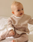 Fledge & Thread Jumper - Brown Gingham