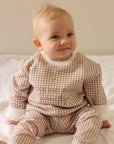 Fledge & Thread Jumper - Brown Gingham