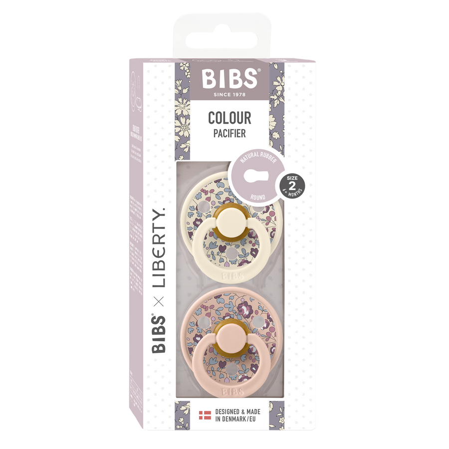 BIBS x LIBERTY Eloise/Blush 2 Pack Pacifier
