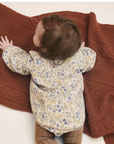 Garbo&Friends Rust Knitted Blanket