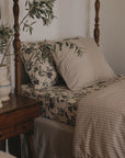 Garbo&Friends Stripe Mauve Pillowcase