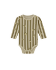 Garbo&Friends Stripe Prune Jersey Long Sleeve Body