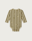 Garbo&Friends Stripe Prune Jersey Long Sleeve Body