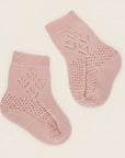Wedoble Booties – Organic Cotton | Boundless Love Pink