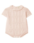 Wedoble Frilled Romper – Organic Cotton | Boundless Love Pink