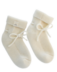 Classical Child Cashmere Booties Milk