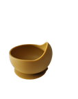 Ochre Silicone Suction Bowl