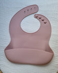 Blush Silicone Bib