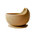 Ochre Silicone Suction Bowl