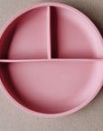 Desert Rose Silicone Suction Plate