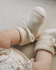 Classical Child Cashmere Booties Milk