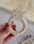 Linen Giraffe Teether