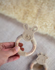 Linen Rabbit Teether