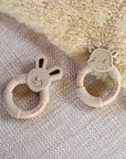 Linen Rabbit Teether