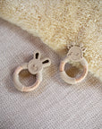 Linen Rabbit Teether