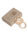 Garbo & Friends Teether Lion - Wood and Leather