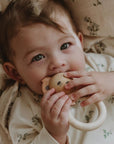 Garbo & Friends Teether Lion - Wood and Leather