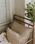 Garbo&Friends Olive Muslin Pillowcase