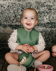 Linen Silicone Bib