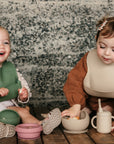 Linen Silicone Bib