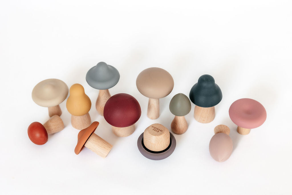 Silicone Mushroom Toy Set – Classical Child