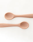 Blush Silicone Spoon 2 Pack