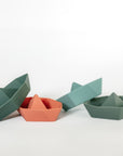 Silicone Bath Toy Boat Set