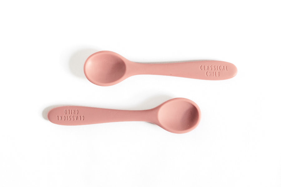 Desert Rose Silicone Spoon 2 Pack