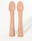Blush Silicone Beginner Baby Spoon 2 Pack