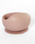 Blush Silicone Suction Bowl