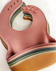 Ochre Silicone Bib