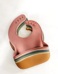 Desert Rose Silicone Bib