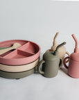 Desert Rose Silicone Suction Plate