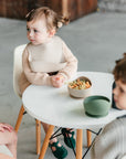 Linen Silicone Bib