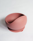 Desert Rose Silicone Suction Bowl