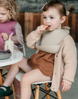 Denim Silicone Bib