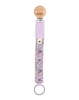 BIBS x LIBERTY Pacifier Clip - Chamomile Lawn/Violet Sky