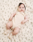 Garbo & Friends Cream Knitted Baby Romper