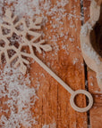 Kinfolk & Co Snowflake Eco Bubble Wand