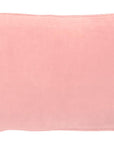Castle Baby Pink Lumbar Velvet Cushion