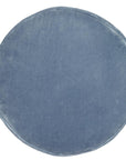 Castle Penny Round Cushion Dusty Blue