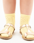 Condor Openwork Short Socks Butter