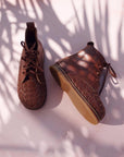 Classical Child Junior Weave Boots Tan
