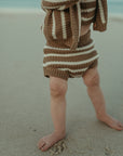 Grown Knitted Button Up Cardigan - Cedar