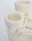 Classical Child Cashmere Booties Milk