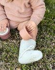 Classical Child Cashmere Booties Milk