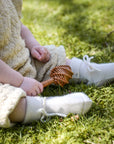 Classical Child Cashmere Booties Milk