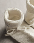 Classical Child Cashmere Booties Milk