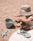 Sage Green 12 Piece Beach Bucket & Toys Set